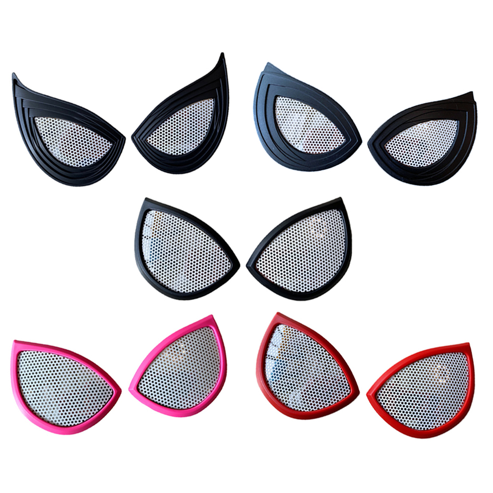 Silicone Mask Bracket - 3D レンズスーパーヒーローコスプレマスク目アメージングライミノーウェイホームスーツアクセサリーピーターパーカースパイダーコスチューム小道具レンズ