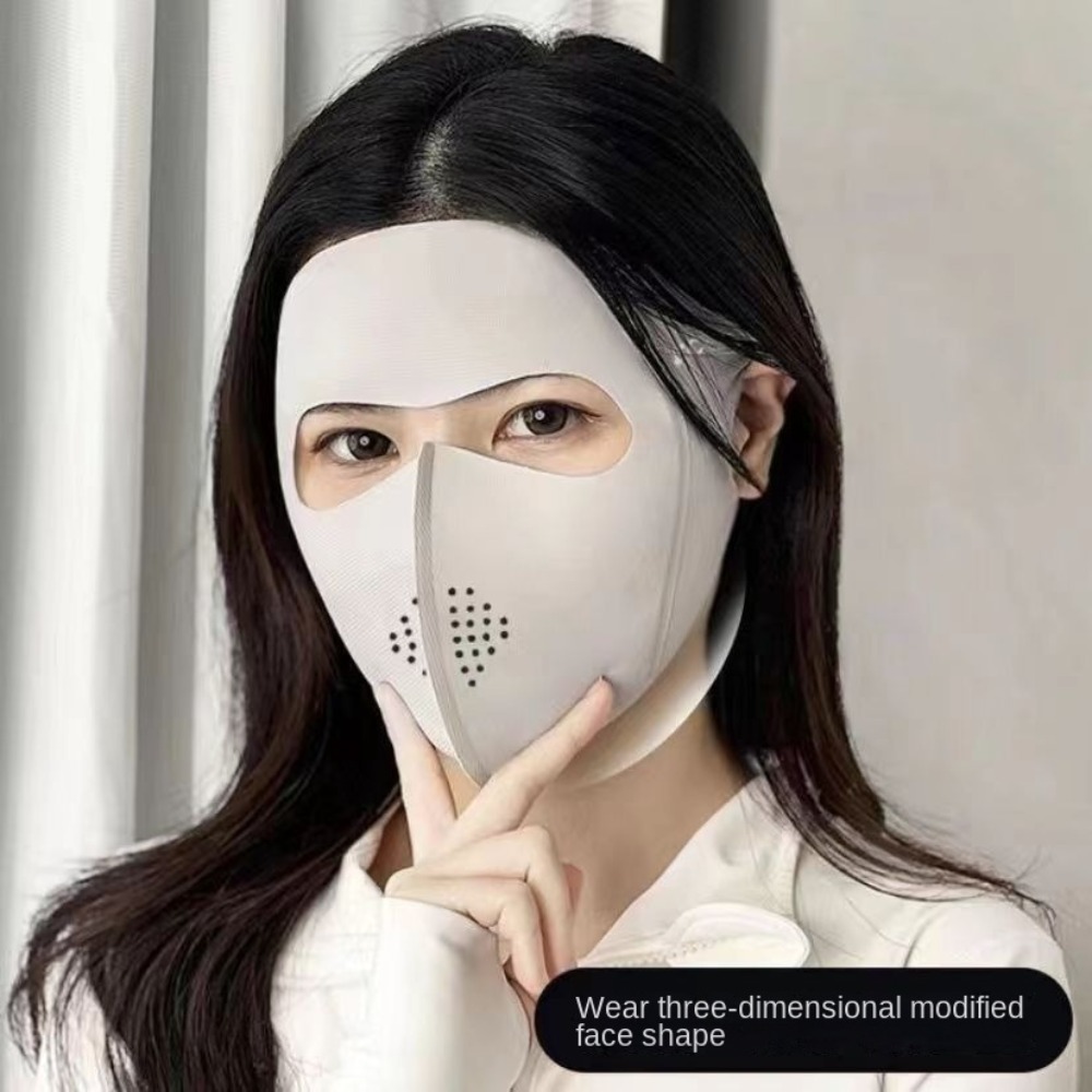 春夏アウトドアスポーツ用通気性アイスシルクマスク　UVカット - Sports Mask Breathable のレビューと価格