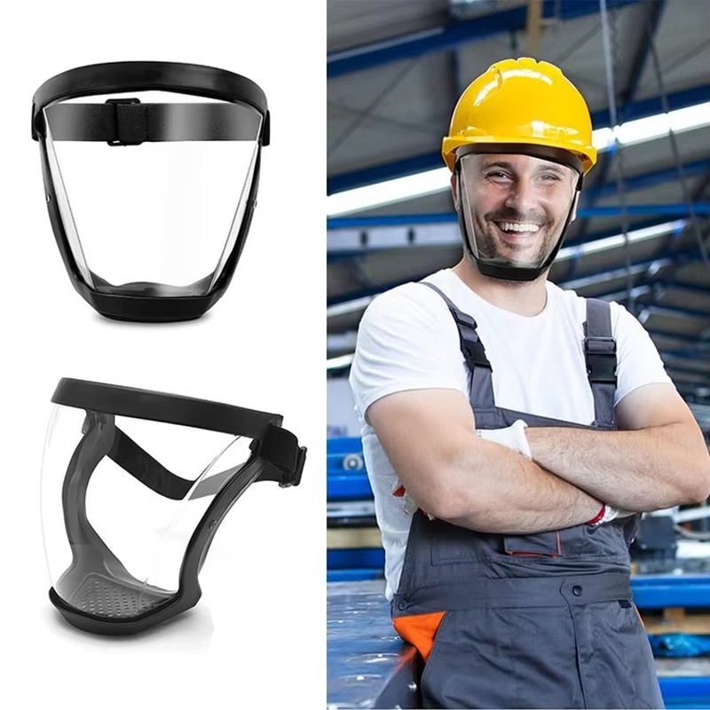 透明フルフェイスシールド 再利用可能な防塵防曇マスク HD安 - Anti Pollution Mask のレビューと価格