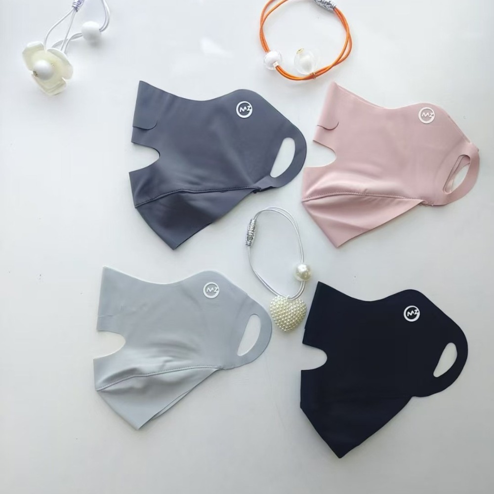 通気性のある新しいアイスシルクマスク、UVカット、防塵、ライ - Sports Mask Breathable のレビューと価格