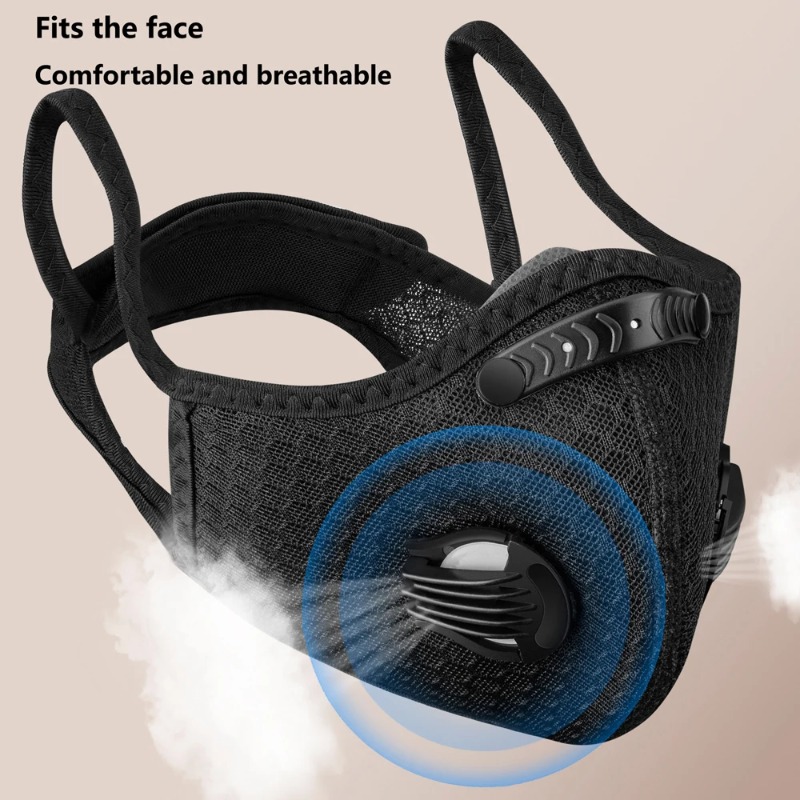 サイクリング用フェイスマスク、スポーツ用、洗濯可能、再利用可 - Anti Pollution Mask のレビューと価格