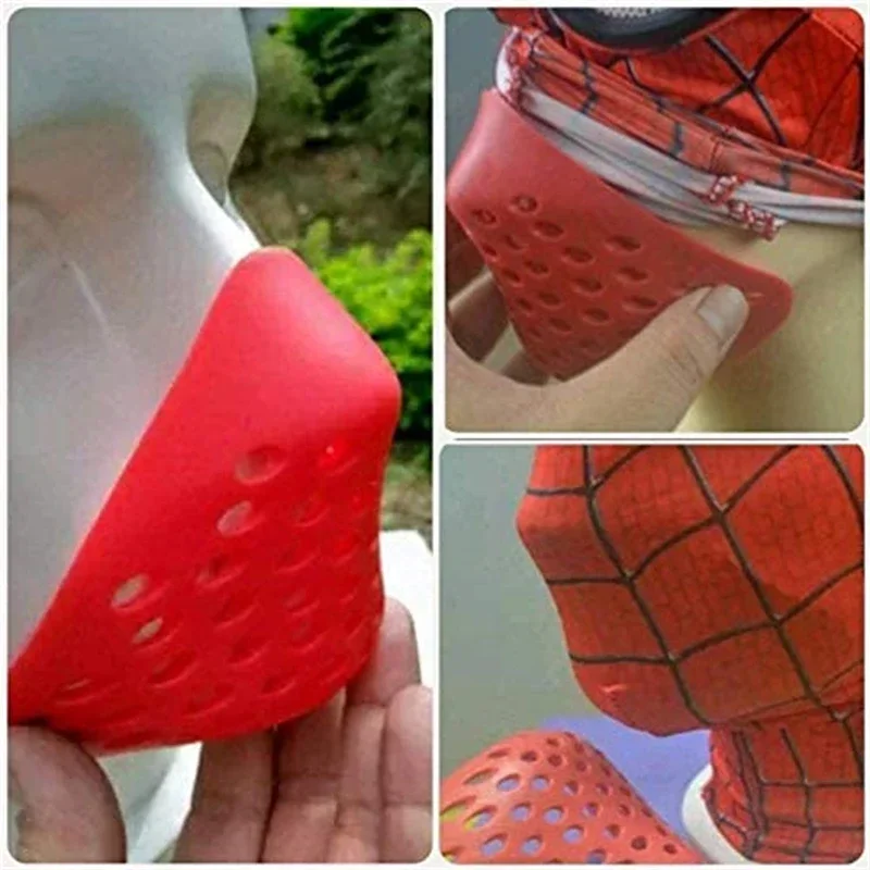 ハロウィンハーフフェイスシェル鼻と口マスクカバーアニメマスク - Silicone Mask Bracket のレビューと価格