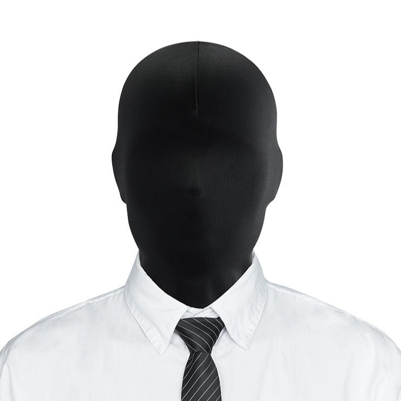 通気性のあるピュアブラックヘッドギアマスク、ハロウィンクリス - Silicone Mask Bracket のレビューと価格